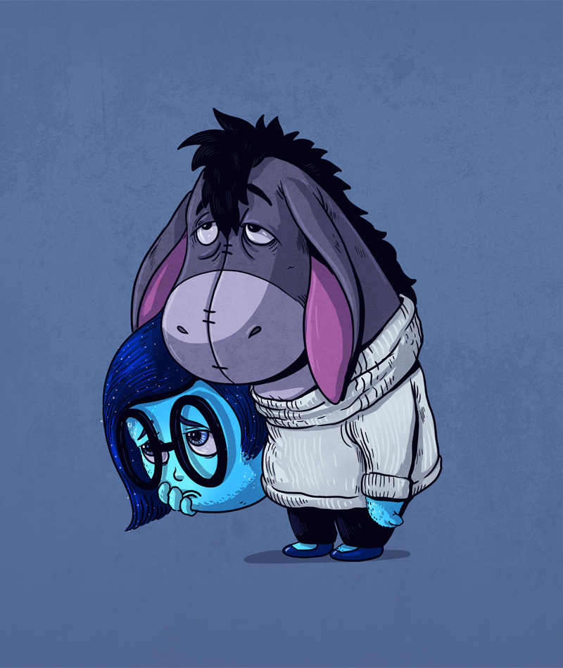 Illustration for article titled Cheeky Cartoonist Reveals the Secret Double Lives of Iconic Characters